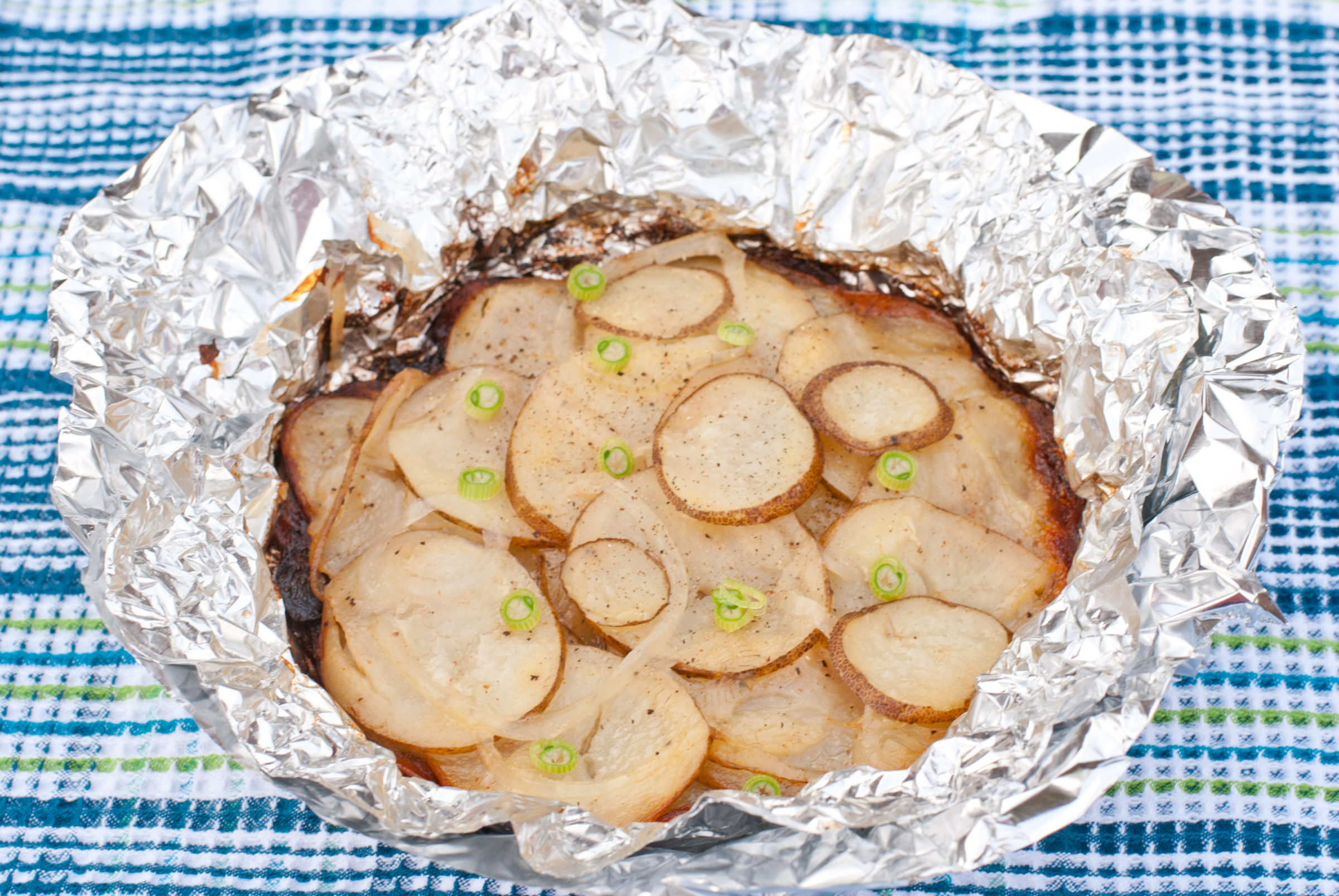 Fire Pit Potatoes Camping Recipes