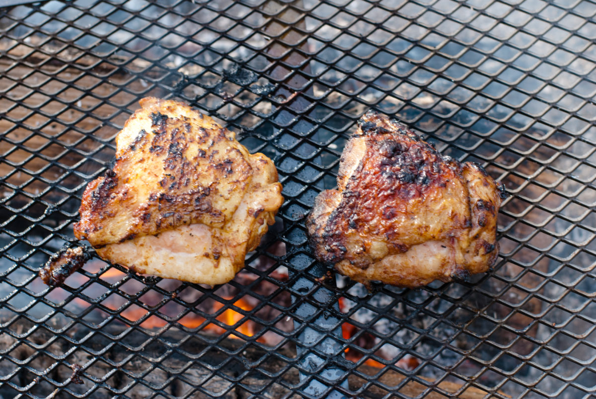 grilled chicken thighs