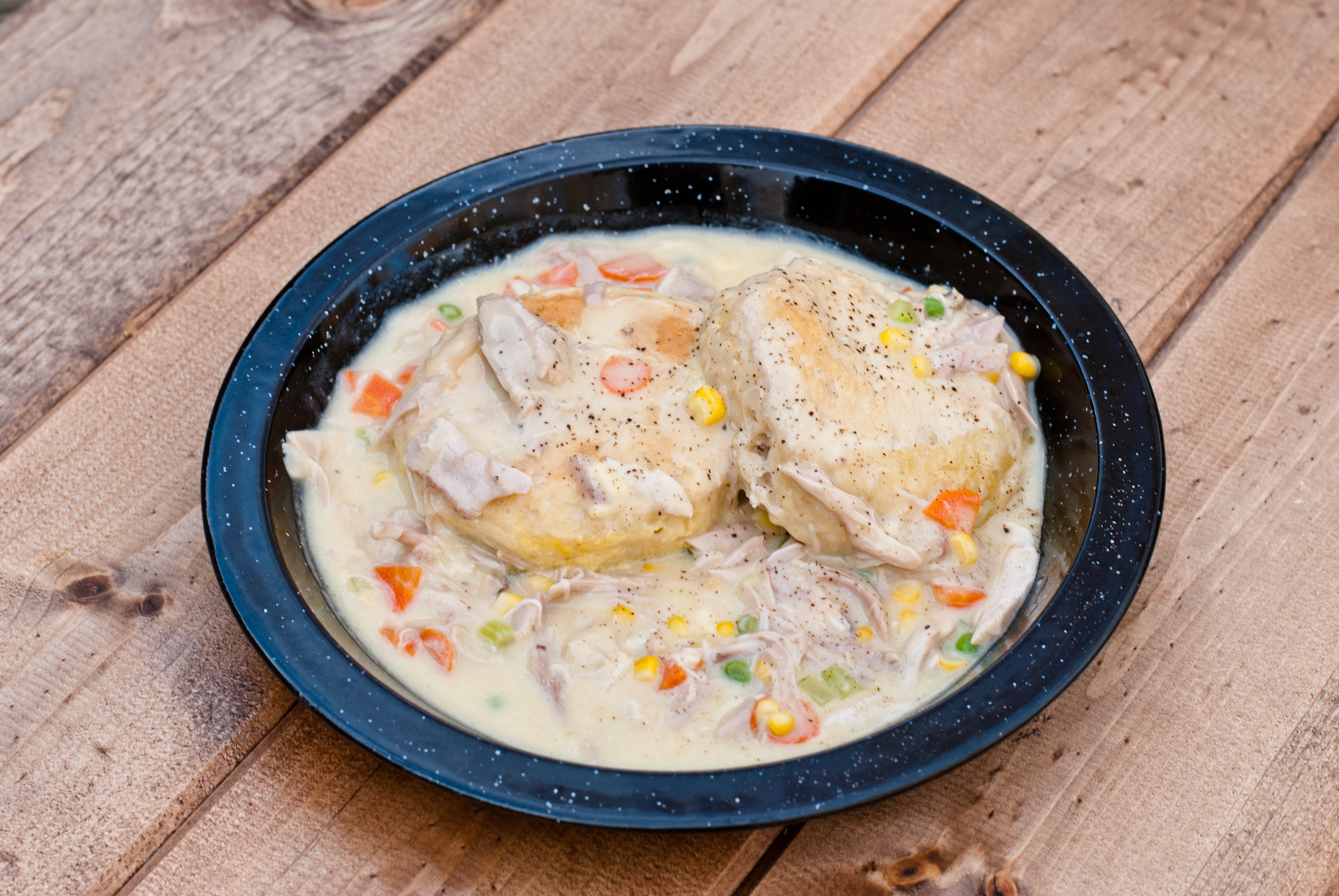 Chicken and Dumplings - Slow Braised Chicken Updates This Classic